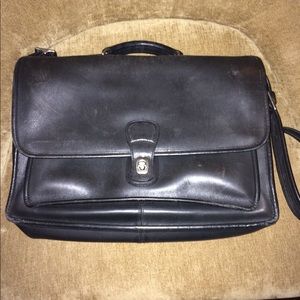 Vintage Large coach crossbody laptop/briefcase